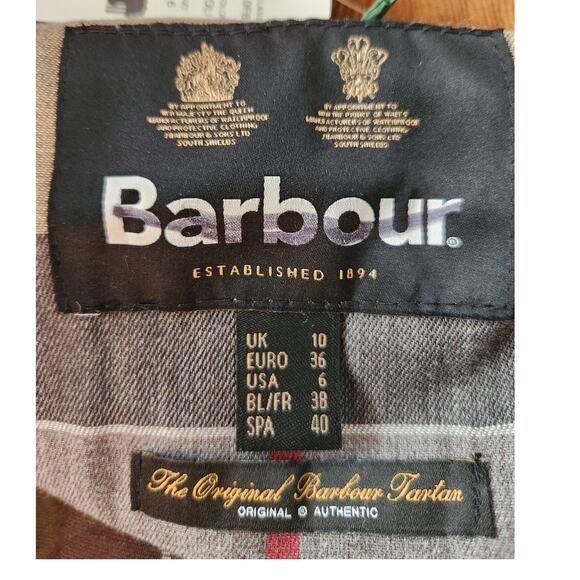 NWT Barbour® Gunnerside Highclere Wax Jacket Hooded Coat Olive 6 - Picture 7 of 11